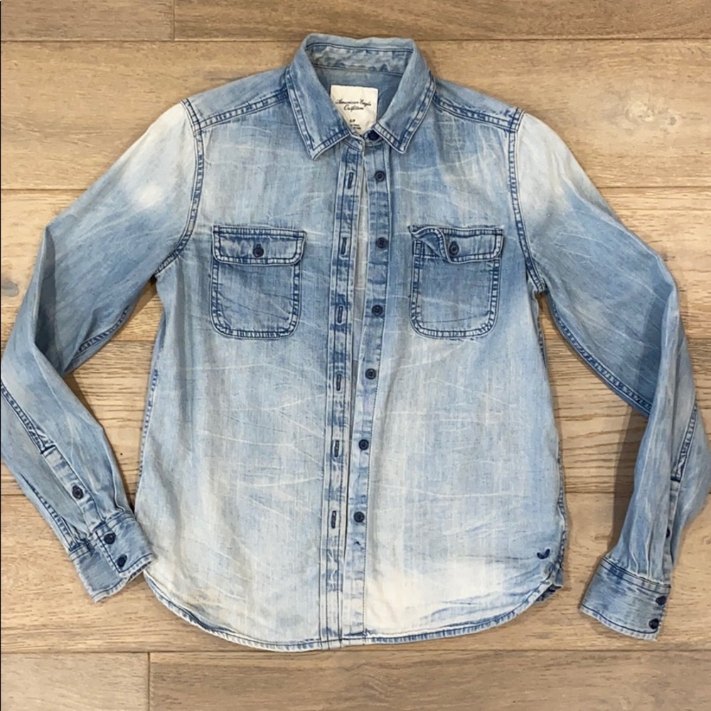AEO denim shirt jacket